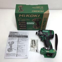 ΘΘ HiKOKI ハイコーキ インパクトドライバ 未使用品(S) 外箱・フック付 コードレス式 14.4v WH14DDL2 グリーン Sランク