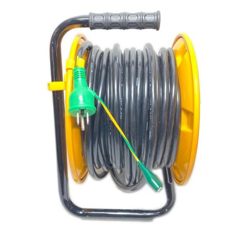  NICHIDO コードリール 3芯 2.0mm×30m NP-E34 オレンジ