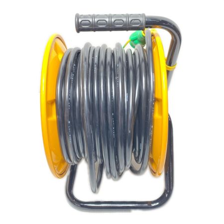  NICHIDO コードリール 3芯 2.0mm×30m NP-E34 オレンジ