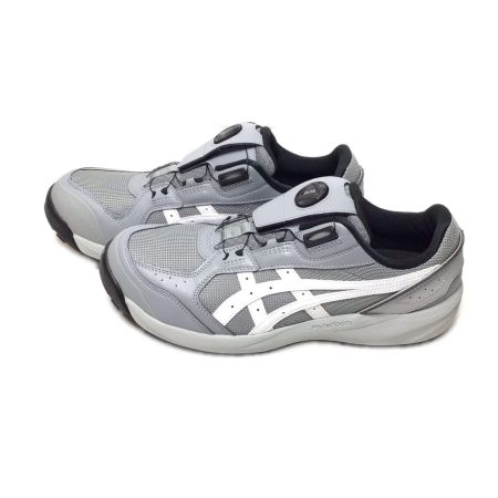  asics アシックス  安全靴 開封品(S) 27.0cm 1273A123 グレー×ホワイト