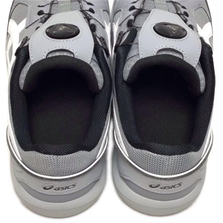  asics アシックス  安全靴 開封品(S) 27.0cm 1273A123 グレー×ホワイト