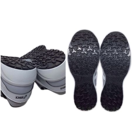  asics アシックス  安全靴 開封品(S) 27.0cm 1273A123 グレー×ホワイト