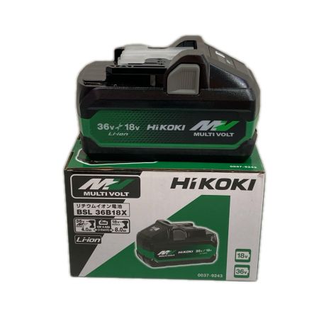  HiKOKI ハイコーキ  バッテリー 未使用品(S) 36v 4.0Ah BSL36B18X