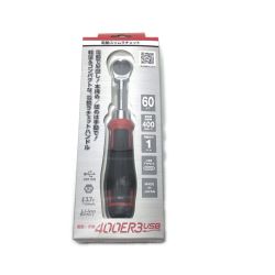ΘΘ VESSEL ベッセル 電動スリムラチェット 未使用品(S) ソケットアダプタ・充電ケーブル・取説付 400ER3 Sランク