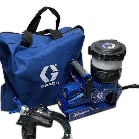 GRACO グレコ 塗装機 充電器・充電池4個・ケース付 コードレス式 18v キズ・ヨゴレ有 20B477 ブルー