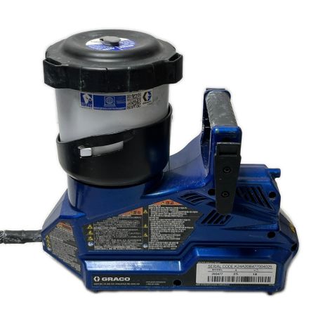 GRACO グレコ 塗装機 充電器・充電池4個・ケース付 コードレス式 18v キズ・ヨゴレ有 20B477 ブルー