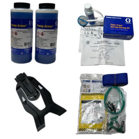 GRACO グレコ 塗装機 充電器・充電池4個・ケース付 コードレス式 18v キズ・ヨゴレ有 20B477 ブルー