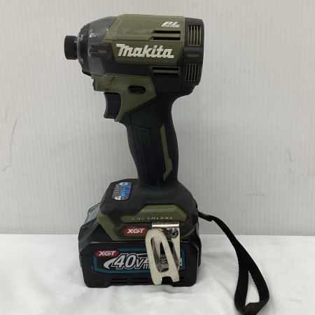 MAKITA マキタ インパクトドライバ 程度B 充電器・充電池2個・ケース付 TD002GRDXO オリーブ