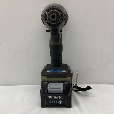 MAKITA マキタ インパクトドライバ 程度B 充電器・充電池2個・ケース付 TD002GRDXO オリーブ