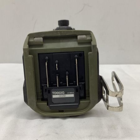 MAKITA マキタ インパクトドライバ 程度B 充電器・充電池2個・ケース付 TD002GRDXO オリーブ