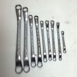 ΘΘ TONE トネ 両口メガネレンチ  9本セット Cランク