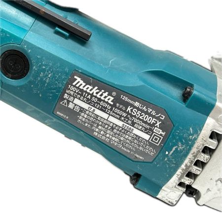 MAKITA マキタ 防じん丸のこ コード式 125mm 集じん袋欠品 本体のみ KS5200FX ブルー