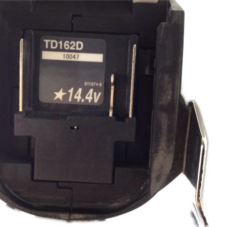  MAKITA マキタ インパクトドライバ 本体のみ コードレス式 14.4v 10047 ハガレ有 TD162D ブラック