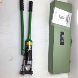 ΘΘ カクタス 手動式油圧式圧着工具 受ダイス325・ケース付 7009  SS-325 グリーン Cランク