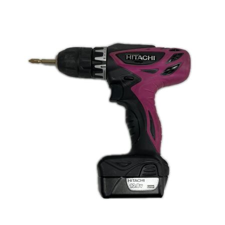  HITACHI 日立 ドライバドリル 充電器・充電池1個付 DS10DFL ショッキングピンク