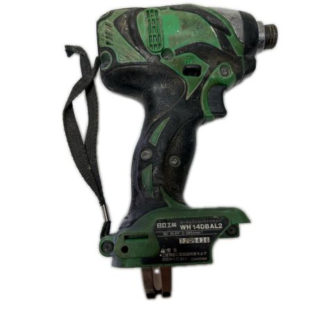  HITACHI 日立 インパクトドライバ  14.4v WH14DBAL2 グリーン