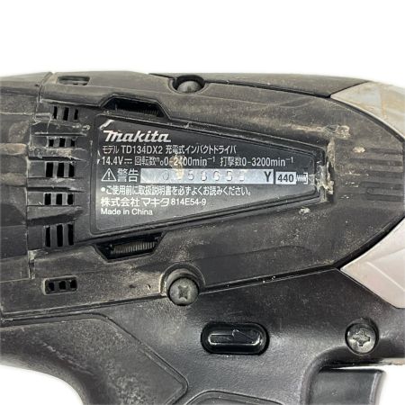  MAKITA マキタ インパクトドライバ 本体のみ コードレス式 14.4v TD134DX2