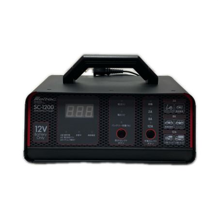  Meltec バッテリーチャージャー 本体のみ 12v 通電確認のみ SC-1200