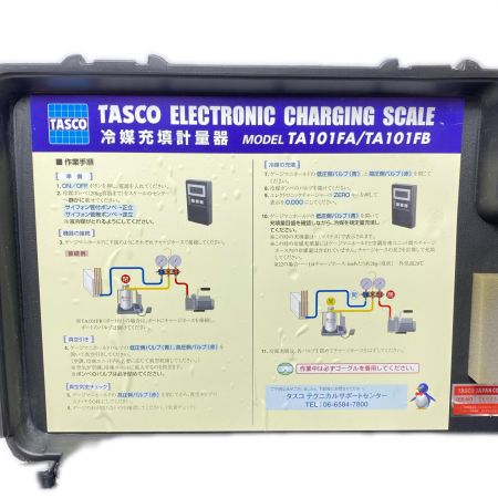  イチネンTASCO 冷媒充填計量器 265616 キズ・ヨゴレ有 動作未チェック TA101FA/FB
