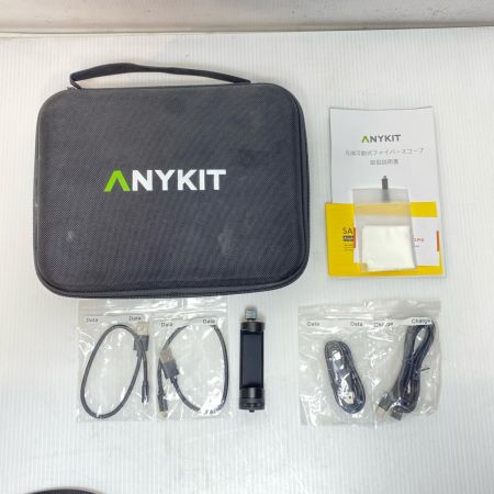  ANYKIT 先端可動式ファイバースコープ 取説・ケーブル4本・スマホマウント・ケース付  AN150