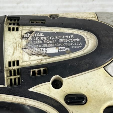  MAKITA マキタ インパクトドライバ  本体のみ 14.4v TD131D ホワイト