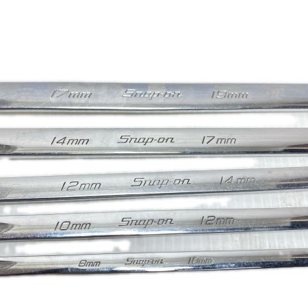  Snap-on スナップオン ストレートメガネレンチセット 5本セット 19mm~8mm XDHFM1719~810