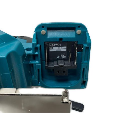  MAKITA マキタ 丸のこ 本体のみ コードレス式 125mm 18v HS475D ブルー