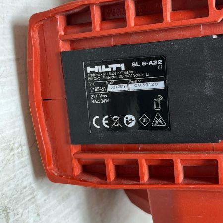 Hilti ヒルティ ワークライト  本体のみ  21.6v  SL6-A22