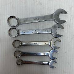  MAC TOOLS マック コンビネーションレンチ 5本セット CS210MM,CS212MM,CSM214MM,CS217MM,CS219MM CS2 MM Cランク