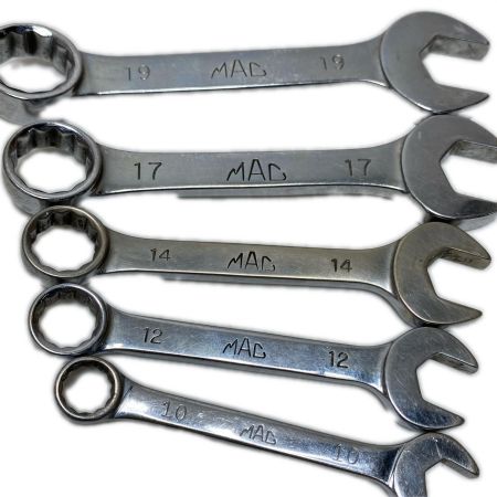  MAC TOOLS マック コンビネーションレンチ 5本セット CS210MM,CS212MM,CSM214MM,CS217MM,CS219MM CS2 MM