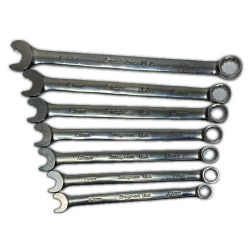 ΘΘ Snap-on スナップオン コンビネーションレンチ 7本セット SRXM10,SRXM11,SRXM12,SRXM13,SRXM14,SRXM15,SRXM17 SRXM Cランク