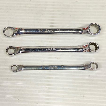  Snap-on スナップオン 両口メガネレンチ 6本セット XSM67,XSM89,XSM1011,XSM1213,XSM1314,XSM1719 XSM