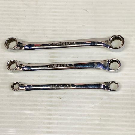  Snap-on スナップオン 両口メガネレンチ 6本セット XSM67,XSM89,XSM1011,XSM1213,XSM1314,XSM1719 XSM