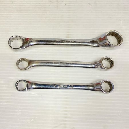  Snap-on スナップオン 両口メガネレンチ 6本セット XSM67,XSM89,XSM1011,XSM1213,XSM1314,XSM1719 XSM