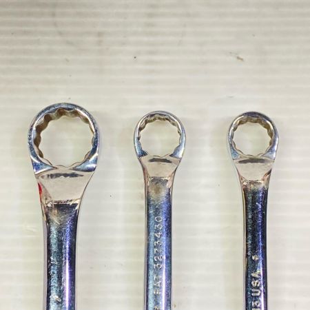  Snap-on スナップオン 両口メガネレンチ 6本セット XSM67,XSM89,XSM1011,XSM1213,XSM1314,XSM1719 XSM