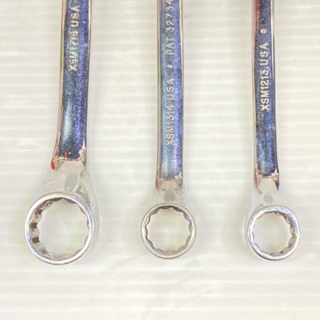  Snap-on スナップオン 両口メガネレンチ 6本セット XSM67,XSM89,XSM1011,XSM1213,XSM1314,XSM1719 XSM