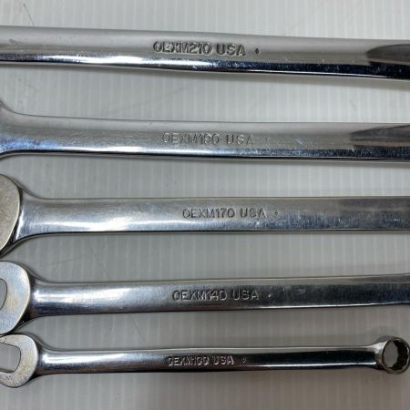  Snap-on スナップオン コンビネーションレンチ 5本セット OEXM100,OEXM140,OEXM170,OEXM190,OEXM210 OEXM 0