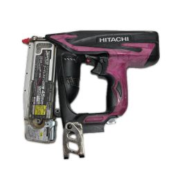 ΘΘ HITACHI 日立 コードレスピン釘打機 本体のみ 45mm 14.4v NP14DSL ショッキングピンク Cランク