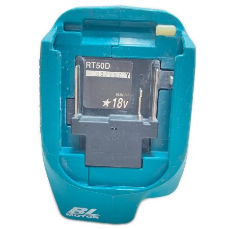  MAKITA マキタ トリマー ガイド・調整工具付 コードレス式 332187Y RT50D ブルー
