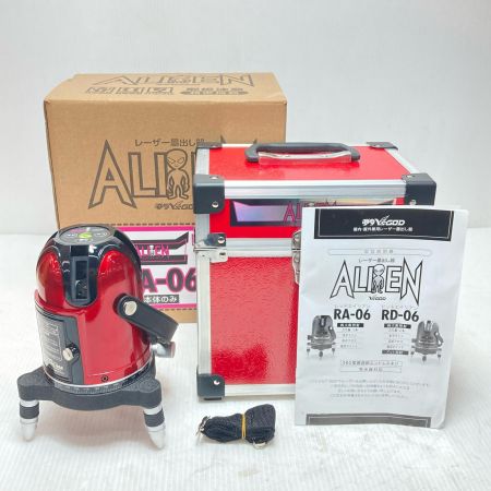  山真 レーザー墨出し器 ケース付 RA-06 レッド