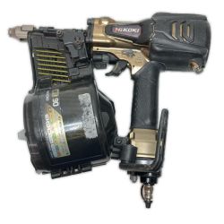 ΘΘ HiKOKI ハイコーキ ロール釘打機 本体のみ 高圧 90mm 100081 NV90HR2 ブラック Cランク