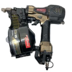 ΘΘ HiKOKI ハイコーキ ロール釘打機 本体のみ 高圧 65mm 990189 NV65HR2 ブラック Cランク