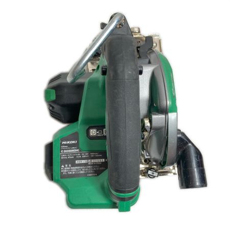  HiKOKI ハイコーキ 丸のこ 本体のみ コードレス式 125mm 36v JD40093 C3605DB(SK) グリーン