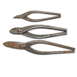ΘΘ 盛久 ステン用 金切鋏 3本セット 刃長90mm,全長330mm/刃長45mm,全長275mm/刃長45mm,全長240mm サビ有 Cランク