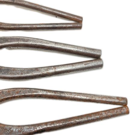  盛久 ステン用 金切鋏 3本セット 刃長90mm,全長330mm/刃長45mm,全長275mm/刃長45mm,全長240mm サビ有