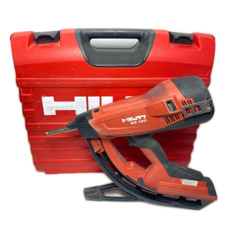  Hilti ヒルティ ガス式鋲打機  ケース付 動作未確認 GX120 レッド