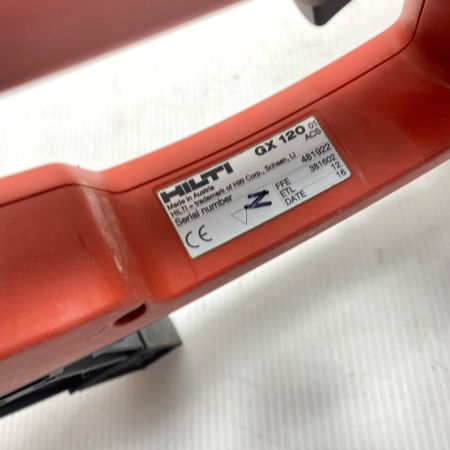  Hilti ヒルティ ガス式鋲打機  ケース付 動作未確認 GX120 レッド