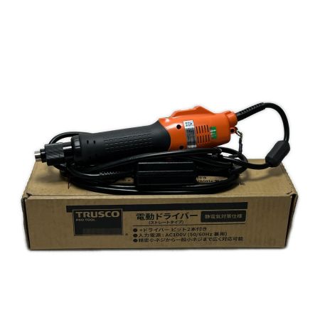  TRUSCO トラスコ 電動ドライバー コード式 IT240175 プッシュスタート式 TED-110P オレンジ