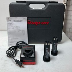 ΘΘ Snap-on スナップオン インパクトドライバ 充電器・充電池(CTB5172BL)2個・ケース付 コードレス式 7.2v  CTSJ561CLG グリーン Cランク