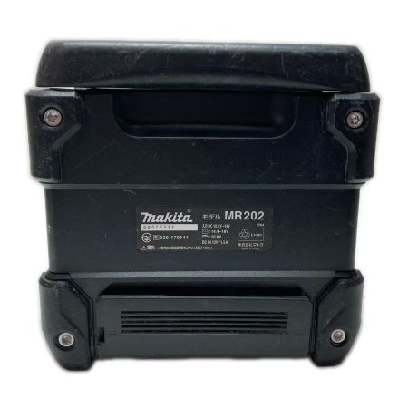  MAKITA マキタ バッテリー式スピーカー 本体のみ 18v 00006827 MR202 ブラック